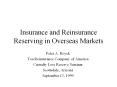 Insurance and Reinsurance Reserving in Overseas Markets PowerPoint PPT Presentation