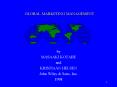 GLOBAL MARKETING MANAGEMENT PowerPoint PPT Presentation