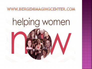 Breast Imaging New Jersey