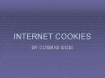 INTERNET COOKIES PowerPoint PPT Presentation