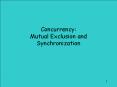 Concurrency: Mutual Exclusion and Synchronization PowerPoint PPT Presentation