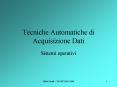Tecniche Automatiche di Acquisizione Dati PowerPoint PPT Presentation