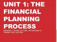 Unit 1: The Financial Planning Process PowerPoint PPT Presentation