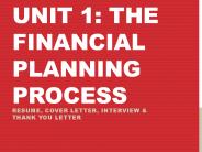 Unit 1: The Financial Planning Process