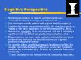Cognitive Perspective PowerPoint PPT Presentation