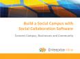 Build a Social Campus with Social Collaboration Software PowerPoint PPT Presentation