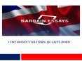 Bargain Essays PowerPoint PPT Presentation
