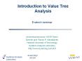 Introduction to Value Tree Analysis PowerPoint PPT Presentation