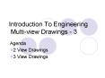 Introduction To Engineering Multi-view Drawings - 3 PowerPoint PPT Presentation