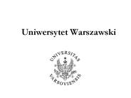 Uniwersytet Warszawski