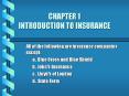 CHAPTER 1 INTRODUCTION TO INSURANCE PowerPoint PPT Presentation
