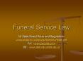 Funeral Service Law PowerPoint PPT Presentation