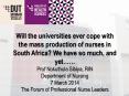Will the universities ever cope with the mass production of nurses in South Africa? We have so much, and yet PowerPoint PPT Presentation