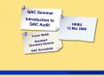 QAC Seminar PowerPoint PPT Presentation