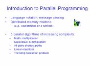 Introduction to Parallel Programming
