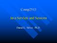Comp2513 Java Servlets and Sessions PowerPoint PPT Presentation