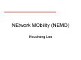 NEtwork MObility (NEMO) PowerPoint PPT Presentation