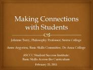 Making Connections with Students