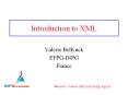 Introduction to XML PowerPoint PPT Presentation