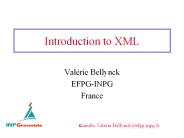 Introduction to XML