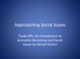 Approaching Social Issues PowerPoint PPT Presentation