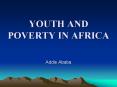 YOUTH AND POVERTY IN AFRICA PowerPoint PPT Presentation