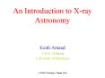 An Introduction to X-ray Astronomy PowerPoint PPT Presentation