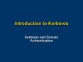 Introduction to Kerberos PowerPoint PPT Presentation