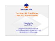 SQL Injection  For Mere Mortals