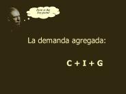 La demanda agregada:
