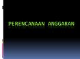 PERENCANAAN ANGGARAN PowerPoint PPT Presentation