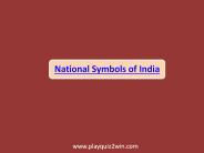 National Symbols of India