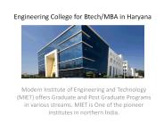Best Engineering Colleges in India