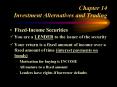 Chapter 14 Investment Alternatives and Trading PowerPoint PPT Presentation