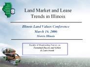 Land Market and Lease Trends in Illinois
