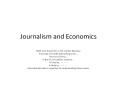 Journalism and Economics PowerPoint PPT Presentation