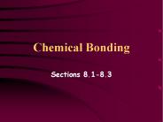 Chemical Bonding