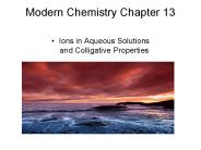 Modern Chemistry Chapter 13