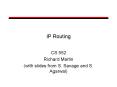 IP Routing PowerPoint PPT Presentation