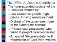 The 1970s: A Crisis in Confidence PowerPoint PPT Presentation
