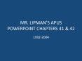 MR. LIPMAN PowerPoint PPT Presentation