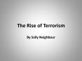 The Rise of Terrorism PowerPoint PPT Presentation