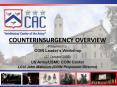 COUNTERINSURGENCY OVERVIEW PowerPoint PPT Presentation