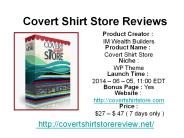 Covert Shirt Store Reviews