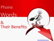 Phone Words and their benefits