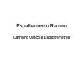 Espalhamento Raman PowerPoint PPT Presentation
