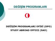 DEGISIM PROGRAMLARI