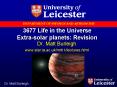 3677 Life in the Universe Extra-solar planets: Revision PowerPoint PPT Presentation