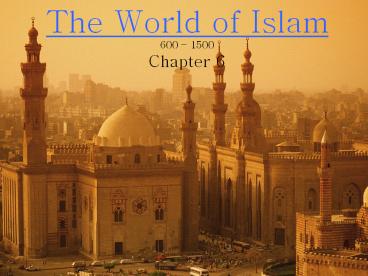 The World of Islam 600 