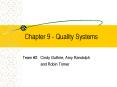Chapter 9 - Quality Systems PowerPoint PPT Presentation